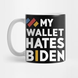 My Wallet Hates Biden Funny anti-biden shirt Mug